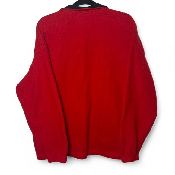 Vintage Pooh 100 Acre Collection Tigger Red Fleece Quarter Zip Pullover (M) - Picture 5 of 5